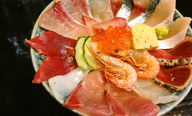 海鮮いづつの海鮮丼画像